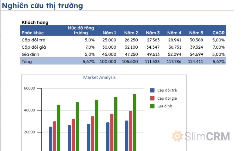 Mẫu kế hoạch tài chính bằng excel