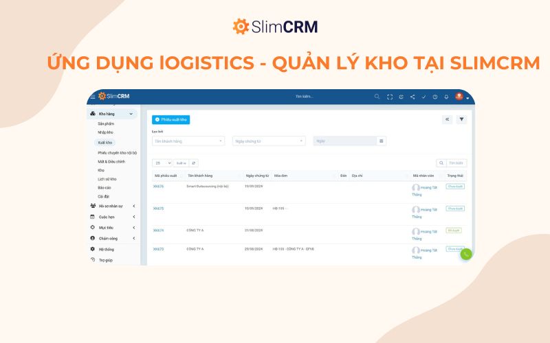 Phần mềm quản lý kho logistics