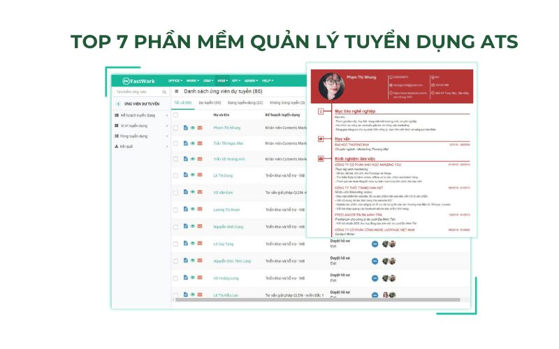 Phần mềm quản lý tuyển dụng ATS