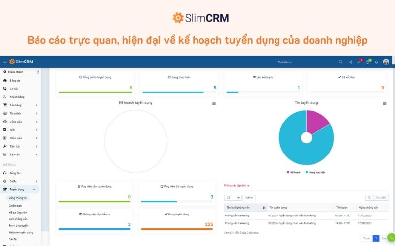 Báo cáo tuyển dụng trực quan, đẹp mắt