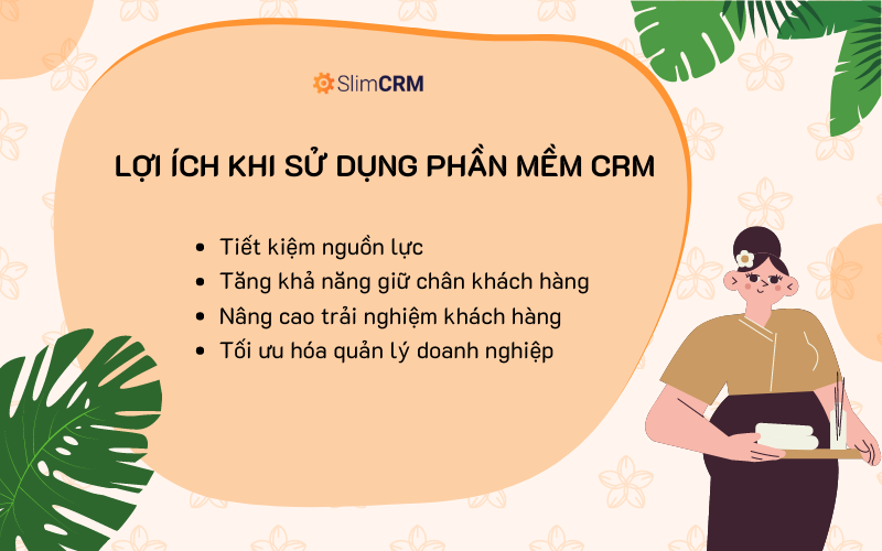 Lợi ích khi sử dụng phần mềm CRM cho spa