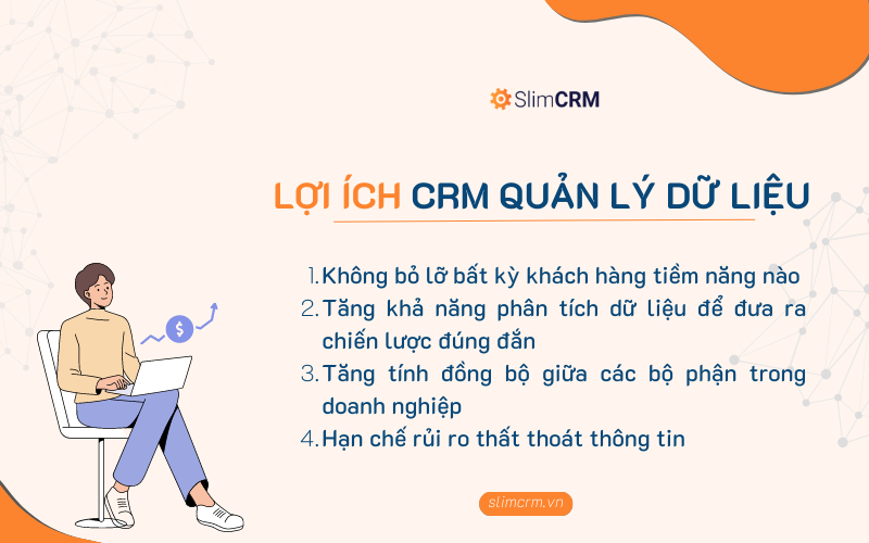 Lợi ích của CRM trong quản trị dữ liệu