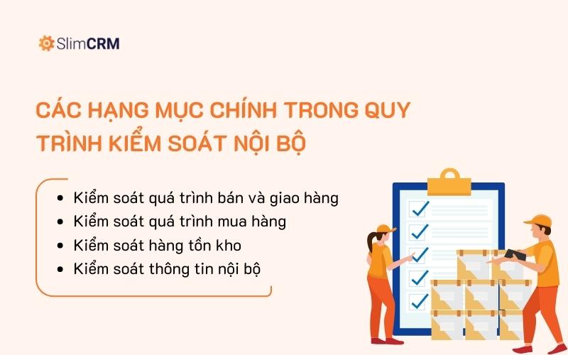 Các vẫn đề trong kiểm soát quy trình nội bộ