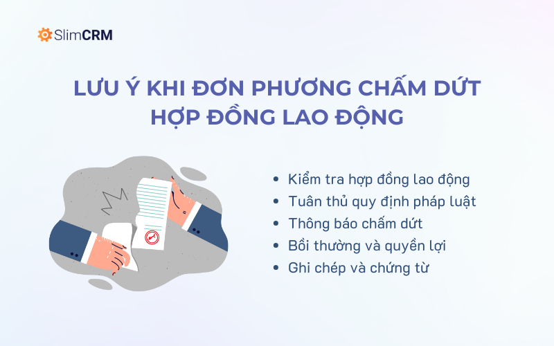 Lưu ý khi đơn phương chấm dứt hợp đồng lao động