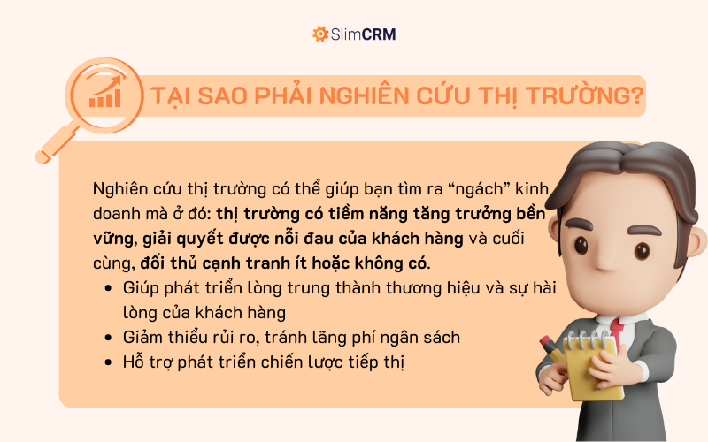 Lợi ích của nghiên cứu thị trường là gì?