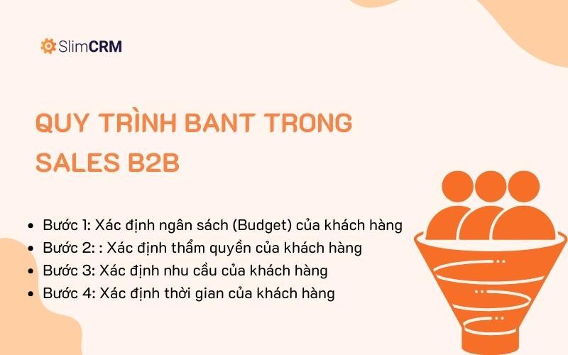 Quy trình BANT hoạt động như thế nào trong sales B2B?
