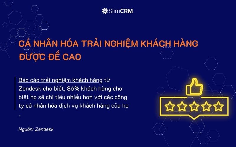 Trải nghiệm khách hàng (CX) được chú trọng