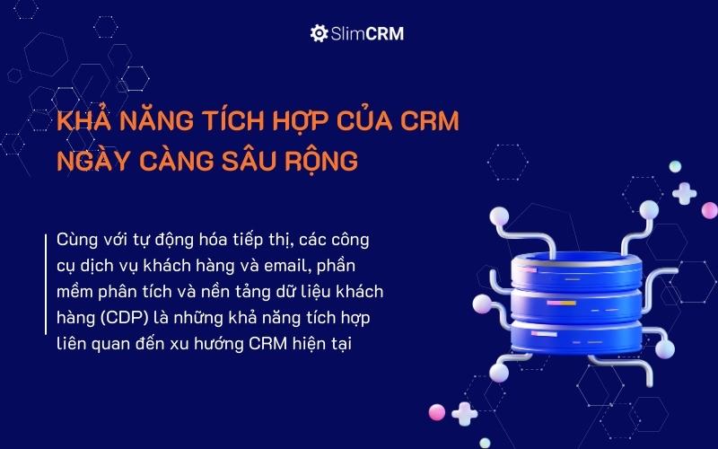 Xu hướng CRM tích hợp với bên thứ 3 ngày càng chuyên sâu