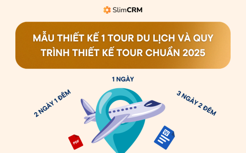 Mẫu thiết kế 1 tour du lịch và quy trình thiết kế tour chuẩn 2025