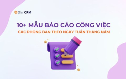 Mẫu báo cáo công việc cho các phòng ban