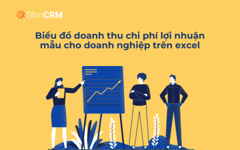 Biểu đồ doanh thu chi phí lợi nhuận mẫu cho doanh nghiệp trên excel