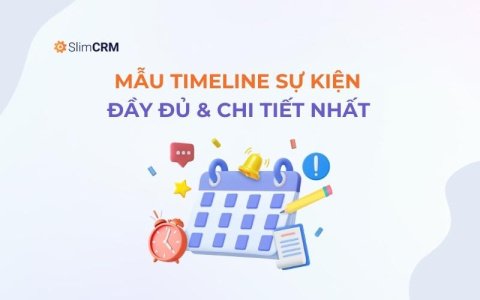 Mẫu timeline sự kiện đơn giản chi tiết nhất