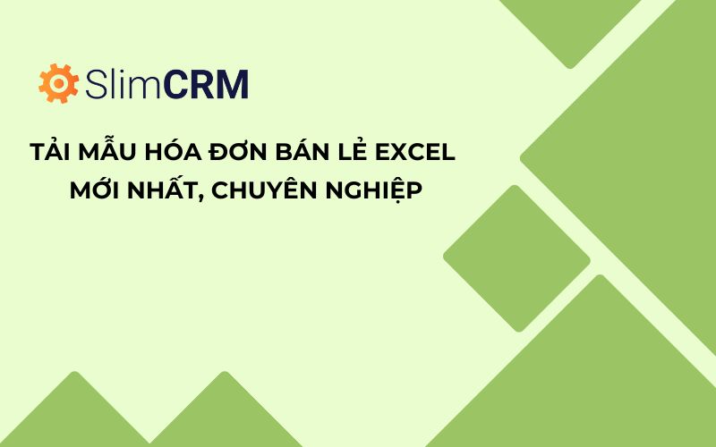 Mẫu hóa đơn bản lẻ Excel Mẫu hóa đơn bản lẻ Excel