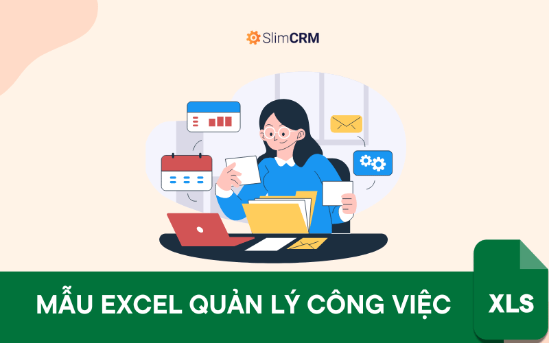 Mẫu quản lý công việc bằng Excel