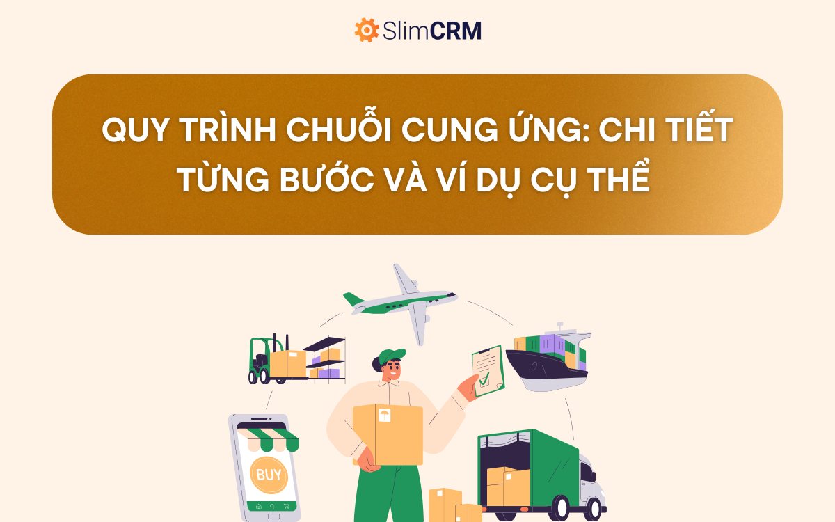 Quy trình chuỗi cung ứng: Chi tiết từng bước và ví dụ cụ thể Quy trình chuỗi cung ứng: Chi tiết từng bước và ví dụ cụ thể